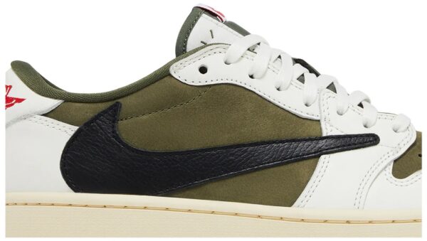 Travis Scott x Air Jordan 1 Retro Low OG SP 'Reverse Olive / Medium Olive' - Image 3