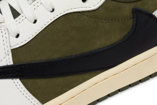 Travis Scott x Air Jordan 1 Retro Low OG SP 'Reverse Olive / Medium Olive' - Image 2